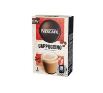 NESCAFE Cappuccino šķīstošās kafijas dzēriens 120g (8)