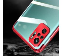 Hurtel Clear Color Case Gel TPU Electroplating Frame Cover for Xiaomi Redmi Note 10 5G / Poco M3 Pro, black (73331-uniw)