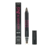 Lancome Monsieur Big Brow, Blending Eyebrow Cream Pencil AND Brush 2-In-1, 02 Chestnut, 1.5 g (3614271683021)