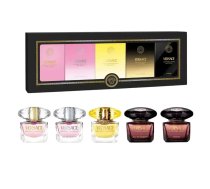 Versace Versace Set: Bright Crystal, Parfum, For Women, 5 ml Miniature + Bright Crystal, Eau De Toilette, For Women, 5 ml Miniature + Yellow Diamond, Eau De Toilette, For Women, 5 ml Miniature + Crystal Noir, Eau De Toilette, For Women, 5 ml Miniature + Crystal Noir, Parfum, For Women, 5 ml Miniature (8011003902064)