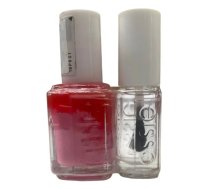 Essie Set: Nail Enamel, Vegan, Glossy Shine Finish, Nail Polish, 20, Lovie Dovie, 13.5 ml + Nail Care - Good To Go, Top Coat, Nail Strengthening Lacquer, 5 ml (4084200175818)