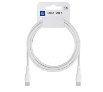 Blue Star PJ73-13-3 data transfer and charging cable | USB-C to USB-C | 60W | 1m | white (5903396364419)