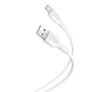 XO NB212 data transfer and charging cable | USB-A to Micro USB | 10.5W | 1m | white (GSM117362)
