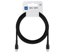 Blue Star PJ73-13-3 data transfer and charging cable | USB-C to USB-C | 60W | 1m | black (5903396364426)