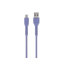 maXlife MXUC-04 data transfer and charging cable | USB-A to USB-C | 15W | 1m | purple (OEM0100851)