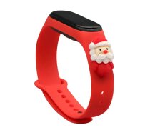 Fusion Accessories Fusion Xmas Santa 2 for Xiaomi Mi Band 3 | 4, red (FUS-XMAS-SA2-MI4-RE)