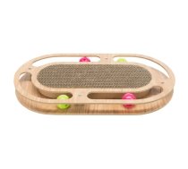 Trixie Cat toy: Scratching cardboard with toys, wood, catnip, 46 × 4 × 25 cm (109581)
