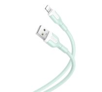 XO NB212 data transfer and charging cable | USB-A to Lightning | 10.5W | 1m | green (GSM117358)