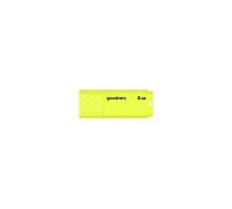 GOODRAM UME2 USB Flash Drive - 8GB USB 2.0 YELLOW (KAR00238)