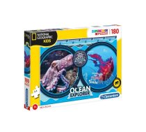 Clementoni National Geographic Kids, Ocean Explorer Puzzle, Unisex, 7+ years, 180 pieces (8005125292059)