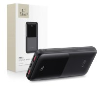 Tech-Protect PB01 external battery (power bank) | 10000 mAh | 22.5W | USB-A, USB-C | LED display | black (5906302380480)