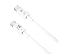 XO NB-Q190A data transfer and charging cable | USB-C to USB-C | PD | 60W | 1m | white (NB-Q190A)