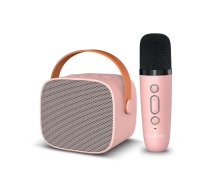 maXlife Bluetooth karaoke speaker MXKS-100, pink (OEM0200496)