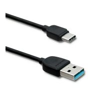 Qoltec data transfer and charging cable | USB-C to USB-A | 1.2m (5901878503912)