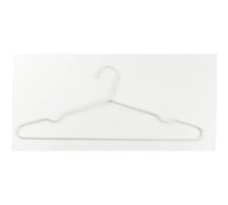 Ordinett Clothes hangers, 3-piece, stainless steel/fabric. Metal, 44.5cm assorted colors: black, light blue, white (129840001)
