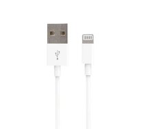 Forever MD818ZM | A data transfer and charging cable | USB-A to Lightning | 1m | white (T_0012102)