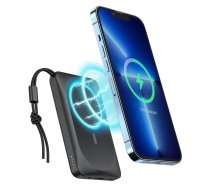 VEGER MagOn VP1151 / W1151 Power Bank | 10,000 mAh | 20W | PD, QC | USB-C, Wireless, MagSafe | black (6970453555812)