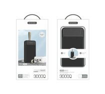 Sendem PK93 external battery (power bank) | 30000 mAh | 10.5W | Micro USB, USB-C, USB-A | black (SENDPK93BK)