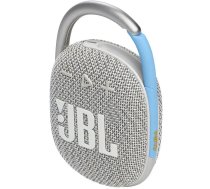 JBL Wireless speaker, 5W, 10h playback, CLIP 4 ECO, white (6925281967597)