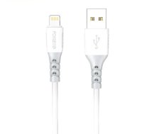 Foneng X66 data transfer and charging cable | USB-C to Lightning | 20W | 1m | white (X66iPhone)