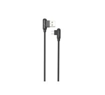 MAXXIMUS MX Corner data transfer and charging cable | USB-A to Micro USB | 12W | 1m | black (PRZ000264)