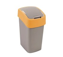Curver Waste bucket Flip Bin 9L silver/yellow (0802170535)