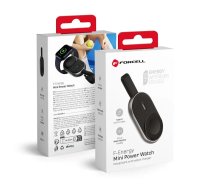 Forcell F-Energy Mini Power Watch Power Bank | 1200 mAh | 2.5W | USB-C, Apple Watch compatible | black (5903396229275)