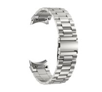 PURO METAL Stainless Steel Strap for Samsung Galaxy Watch 4, 4 Classic, 5, 5 Pro, 6, 6 Classic - Silver (PUGW6METALSIL)