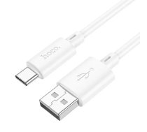 Hoco X88 data transfer and charging cable | USB-A to USB-C | 15W | 1m | white (6931474783356)
