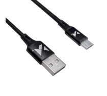 Wozinsky WUC-M1B data transfer and charging cable | USB-A to Micro USB | 12W | 1m | black (WUC-M1B)