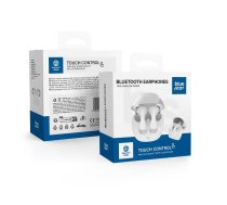 Blue Star Wireless earphones BK92 TWS, white (5903396281730)