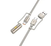 Hoco U138 data transfer and charging cable | USB-A to USB-C | QC 3.0 | 60W | 1.2m | gray (6942007639033)