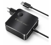 Qoltec travel charger | 100W | PD, GaN | USB-C | with USB-C to USB-C cable included (5901878517797)