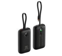 VEGER K1 (W1188) PD QC3.0 Power Bank | 10,000 mAh | 35W | PD, QC | USB-C, Lightning | black (6977525750113)