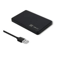 Qoltec External Hard Drive Case for HDD/SSD 2.5'' SATA3 | USB 2.0 | Black (5901878518626)