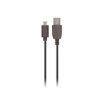 maXlife data transfer and charging cable | USB-A to USB-C | 10W | 0.5m | black (OEM0100969)