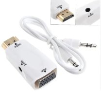 Fusion Accessories HDMI to VGA (+audio) fusion video signal converter, white (FUSHDVGAWHH)