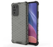 Hurtel Honeycomb Case armor cover with TPU bumper for Xiaomi Redmi K40 Pro+/ K40 Pro/ K40/ Poco F3, black (70273-uniw)