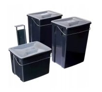 Curver Waste bin set Biobox 2 x 10L + 6L, grey (0808993840)