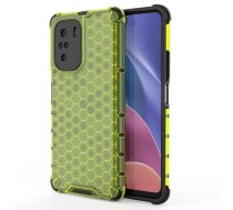 Hurtel Honeycomb Case armor cover with TPU bumper for Xiaomi Redmi K40 Pro+/ K40 Pro/ K40/ Poco F3, green (70271-uniw)