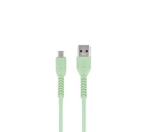 maXlife MXUC-04 data transfer and charging cable | USB-A to USB-C | 15W | 1m | green (OEM0100852)