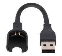 AKYGA charging cable for Xiaomi Mi Band 3 AK-SW-12, 10cm, black (AK-SW-12)