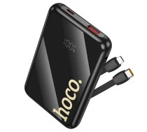 Hoco Q37 Power Bank | 10,000 mAh | 22.5W | PD, QC | USB-C, Lightning | black (6942007644914)