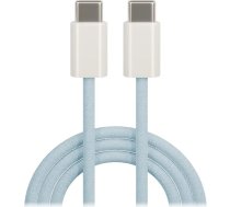 maXlife MXUC-06 data transfer and charging cable | USB-C to USB-C | 20W | 1m | blue (OEM0101126)