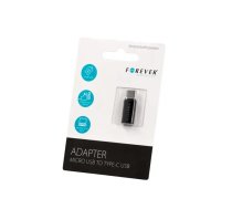 Forever data transfer and charging cable | Micro USB to USB-C | black (T_0014093)