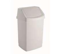 Curver Click-it waste bucket 9L, 22.9x18.9x38.1cm, white (0804042026)