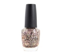OPI Nail Lacquer, Nail Polish, NL M80, Gaining Momentum (Rose/Gold Glitter), 15 ml (09414613)