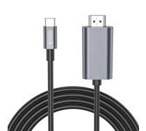 Tech-Protect UltraBoost USB-C to HDMI 4K 60Hz Cable, 2m - Black (23297-0)