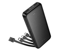 Hoco J163 Power Bank | 10,000 mAh | 10W | USB-A, USB-C, Lightning, Micro USB | black (6942007664578)