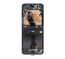 SAMSUNG LCD display + Touch Unit + Front Cover – Galaxy Z Flip 6 5G Black (Service Pack) (GH82-35013E)